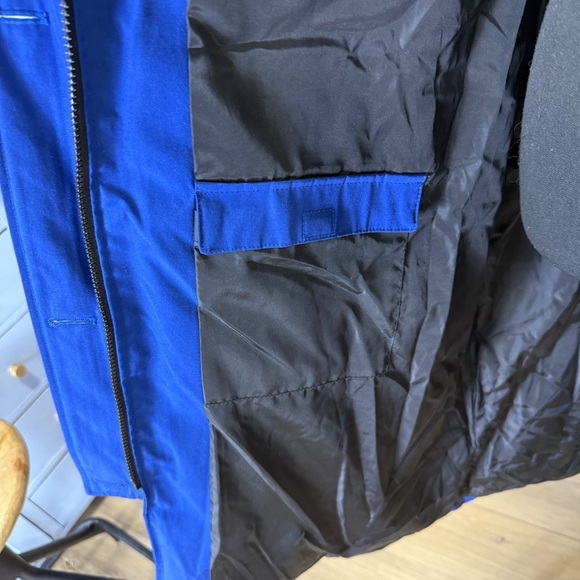 Alpinetek Long Down Parka, Royal Blue, Size XL - Picture 9 of 11